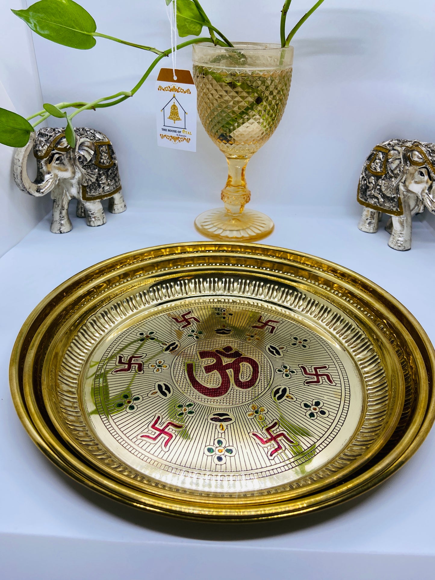 OM Pooja Thali 10’’ (282gm)
