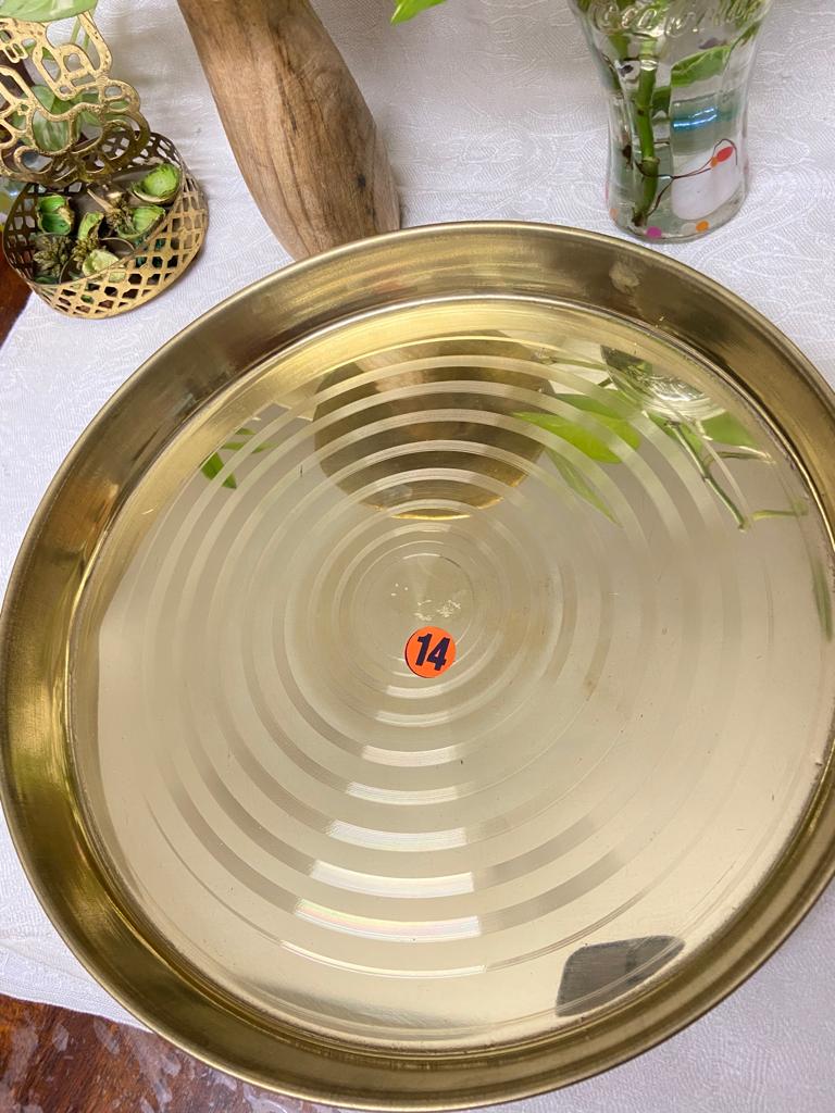 Brass Thali (Design-1)(530gm)