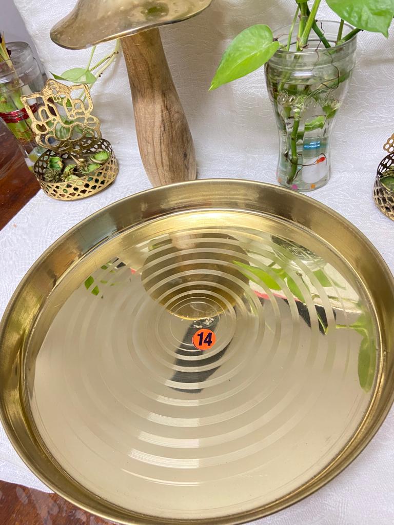 Brass Thali (Design-1)(530gm)