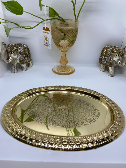 Oval Tray for 2 Glass ( 230g)